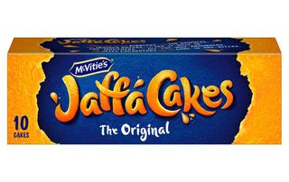 A packet of Jaffa Cakes