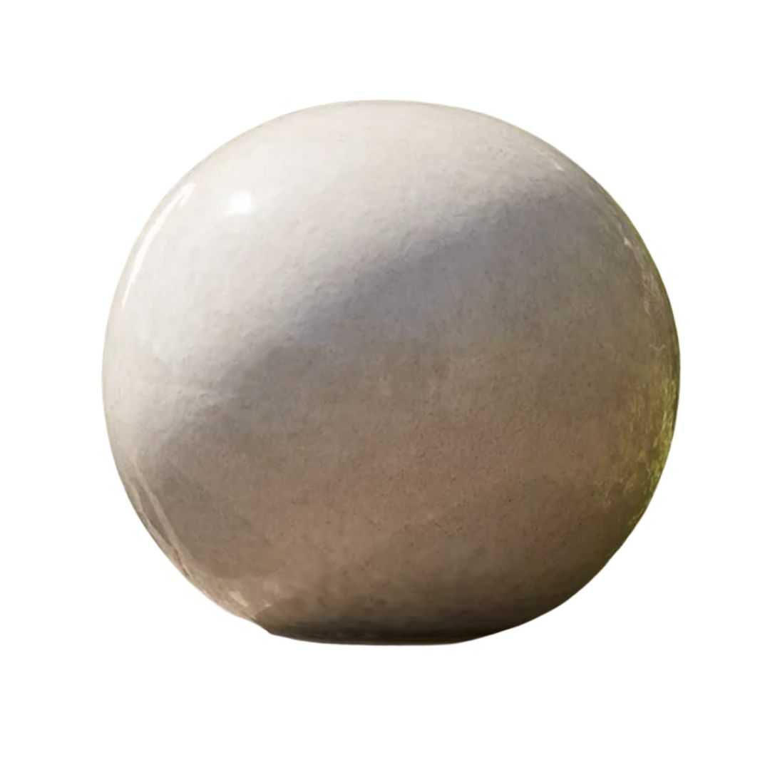 Cox & Cox, White Glazed Orb