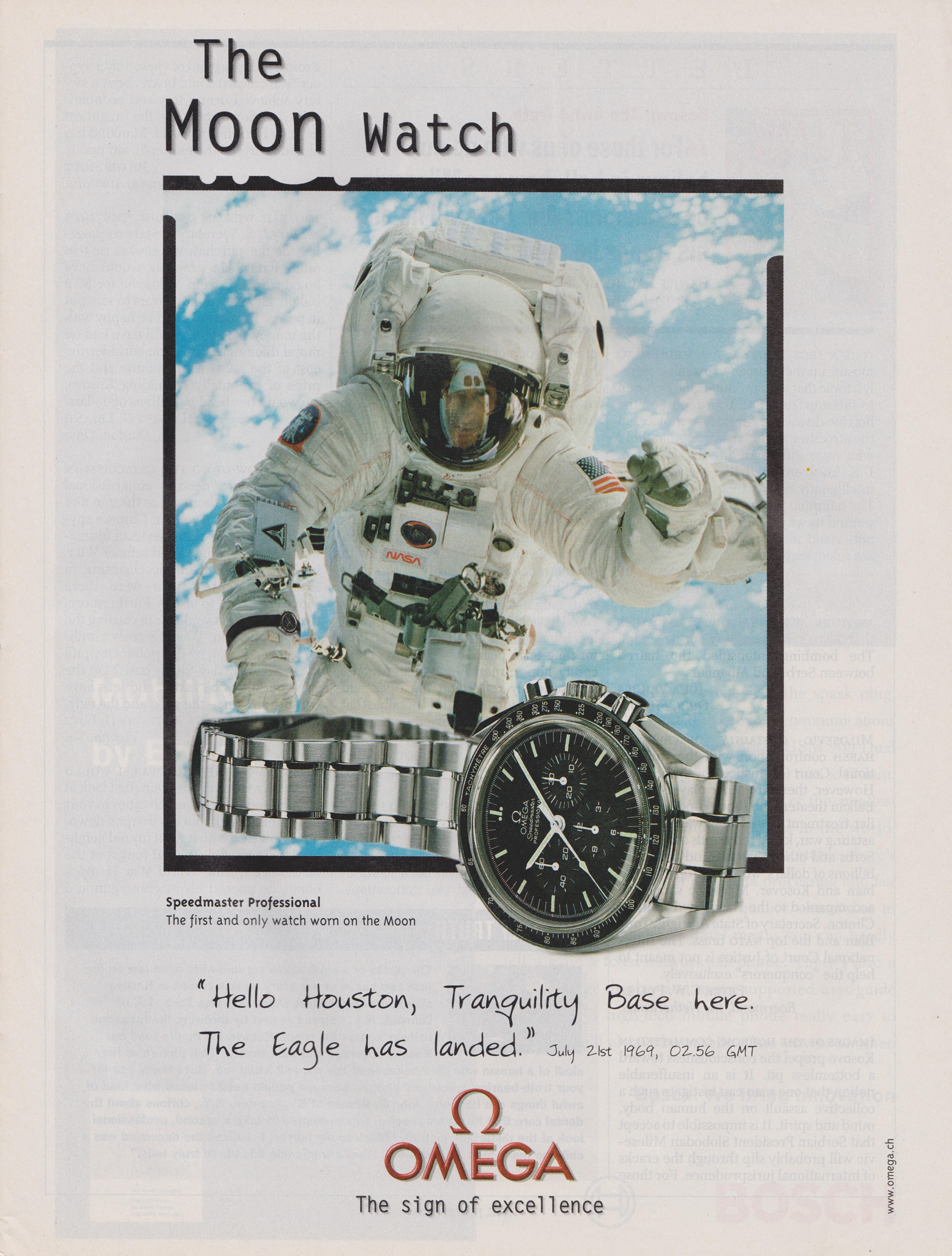 Vintage Omega advert