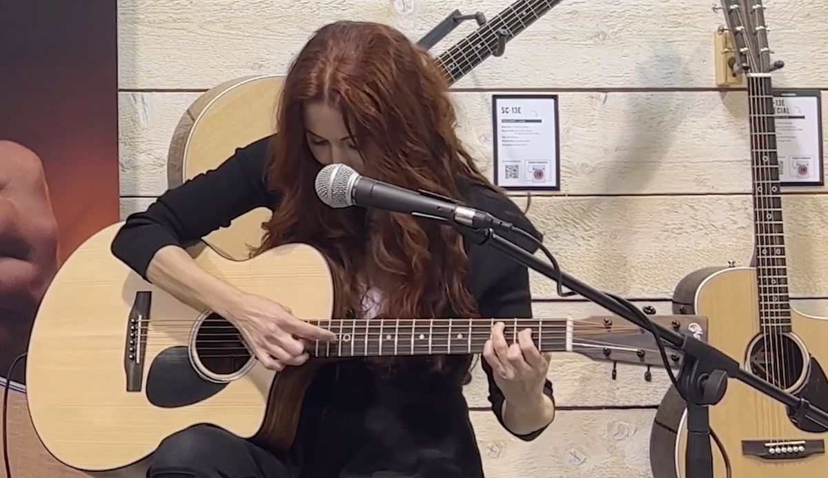 Watch Gretchen Menn wow with two acoustic Led Zeppelin covers and a