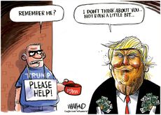 Political cartoon