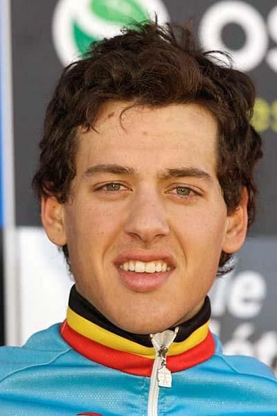 Joeri Adams chases Tom Meeusen in the Under 23 race.