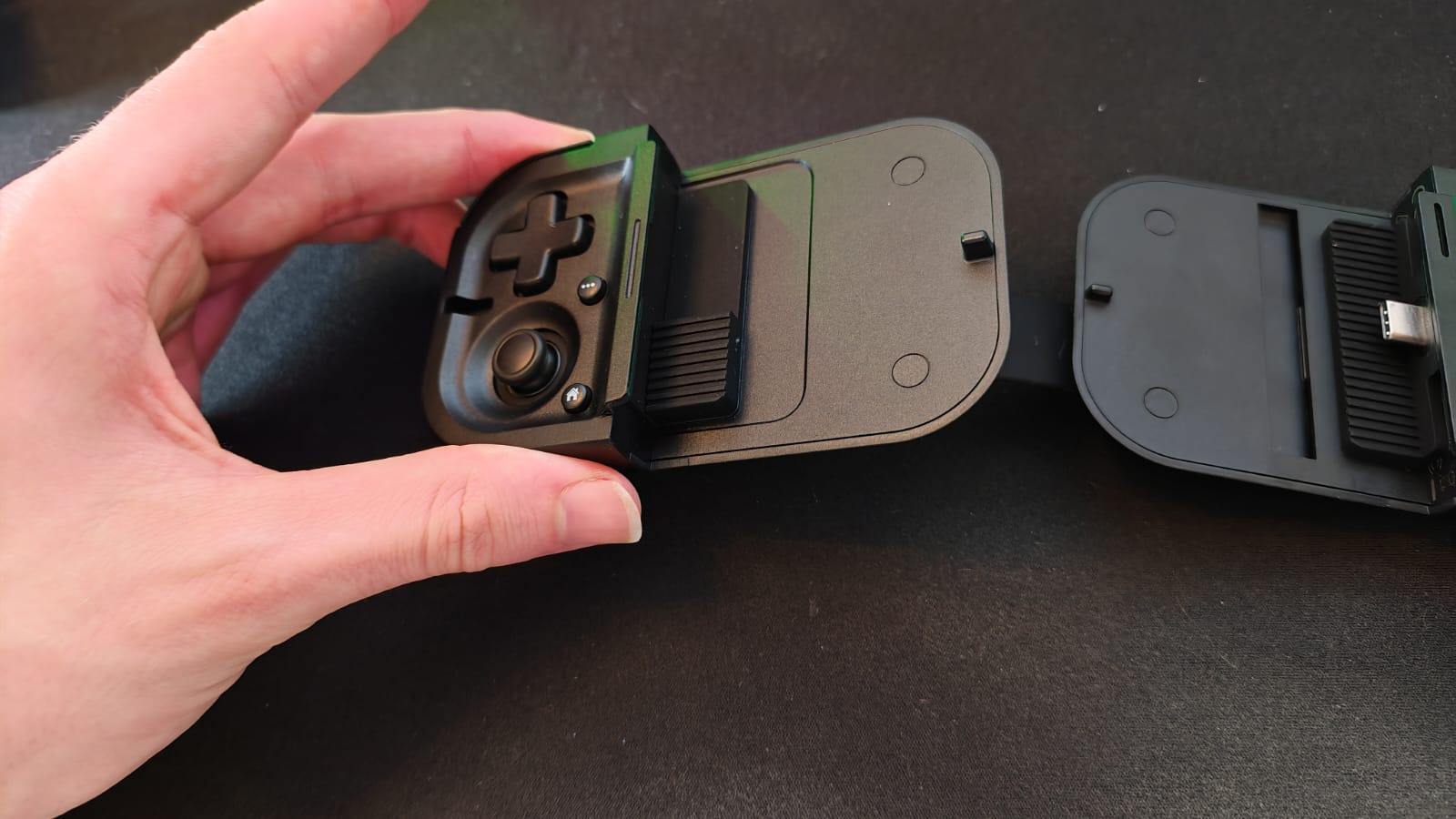 The left side of the Razer Prio