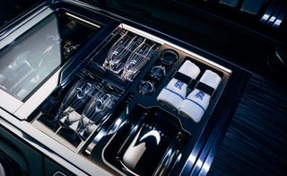 The Rolls-Royce Boat Tail's champagne fridge