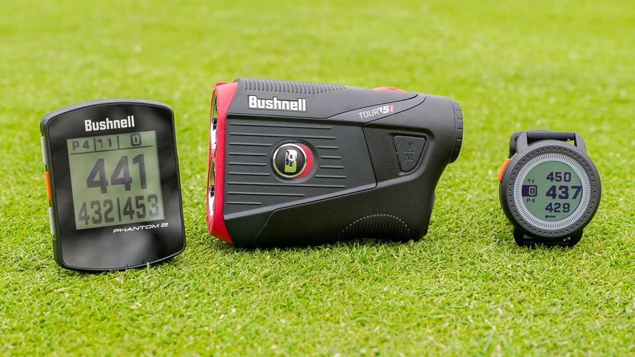 watch v laser v gps golf bushnell