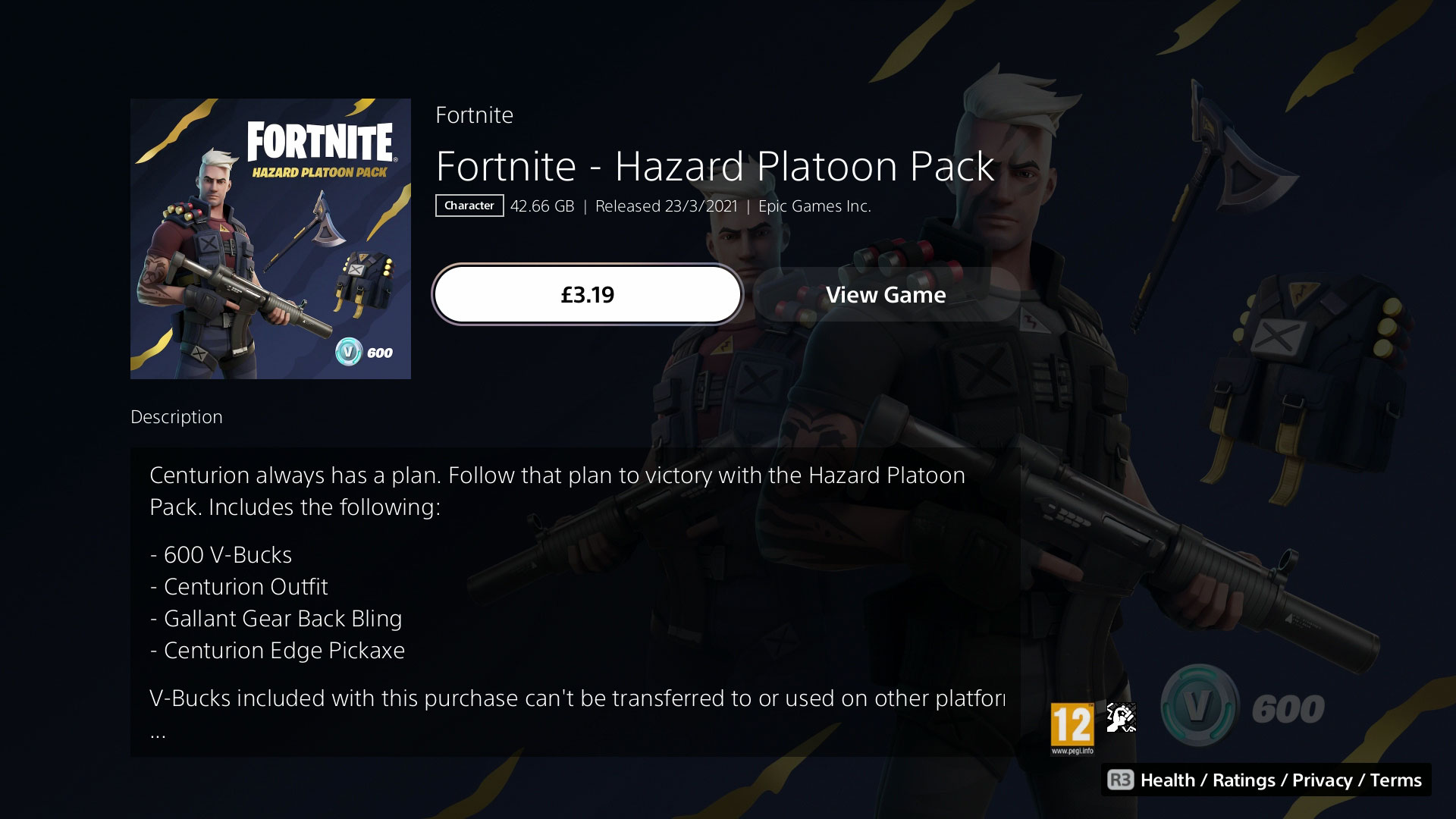 Fortnite Starter Pack Hazard Platoon