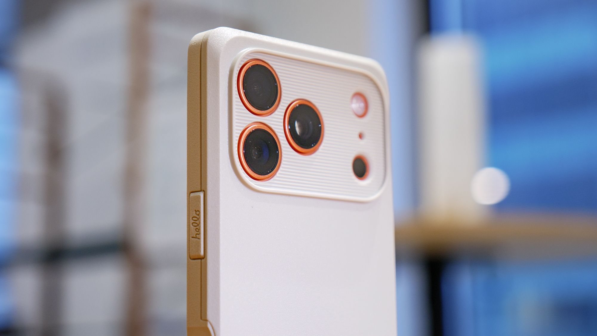 Spigen Classic LS case on iPhone 17 Pro.