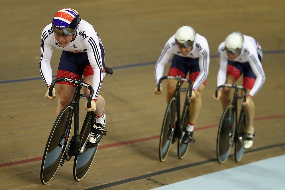Great Britain: Jack Carlin, Ryan Owens, Joe Truman win men's team sprint