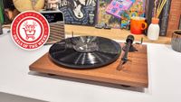 A picture of the Pro-Ject T1 Evo BT with the Deals of the Week logo overlaid