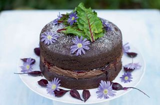 Beetroot and chocolate cake