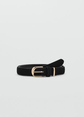 Buckle Leather Belt - Women | Mango Usa