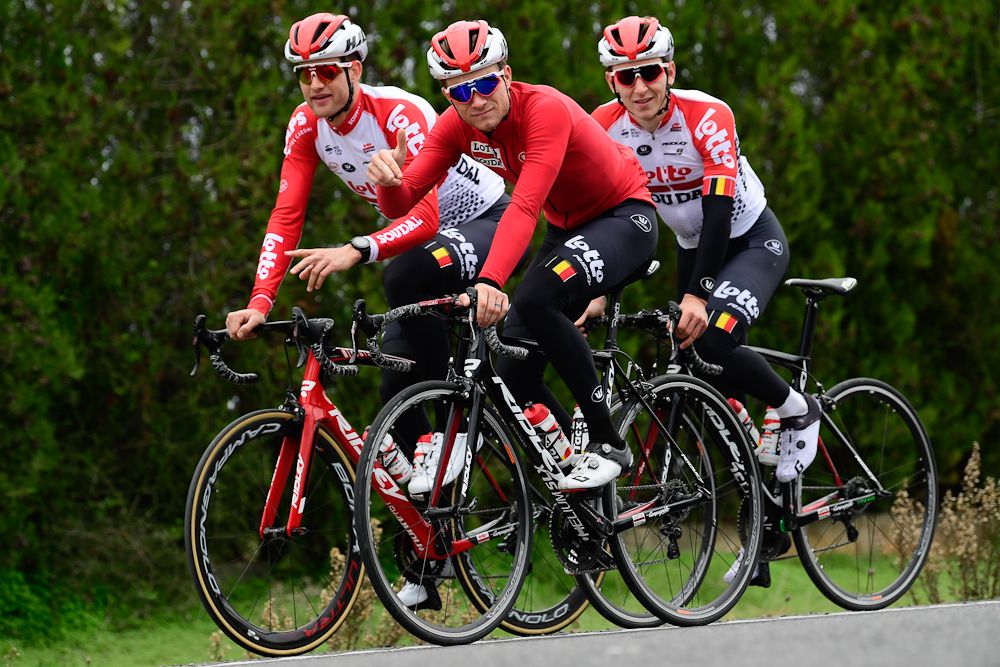 Tosh Van Der Sande, Jasper De Buyst and Nikolas Maes