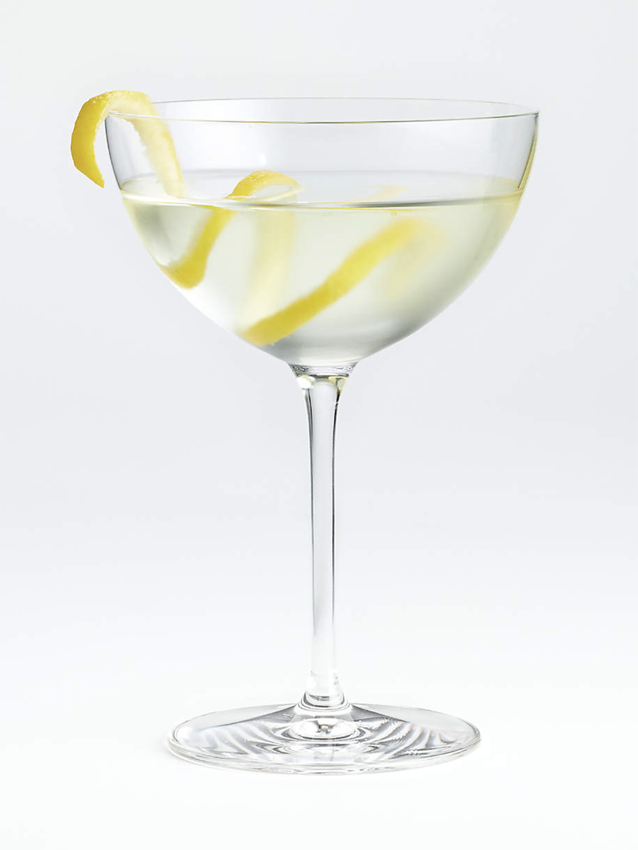 glass martini coupe
