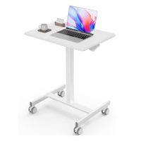 Sweetcrispy Mobile Small Standing Desk: $70 Now $62 at AmazonSave $8