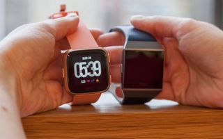 Firbit Versa (left) and Fitbit Ionic (right)