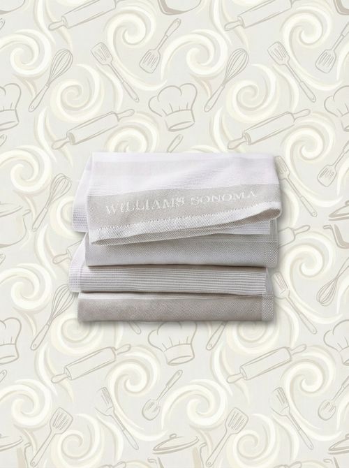 Logo Stripe Towels
