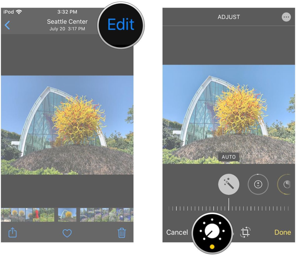 How to use adjust light and color in the Photos app for iPhone and iPad