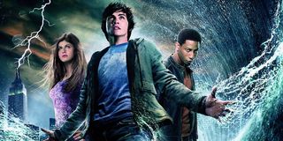 Alexandra Daddario, Logan Lerman and Brandon T. Jackson in Percy Jackson, The Lightning Thief