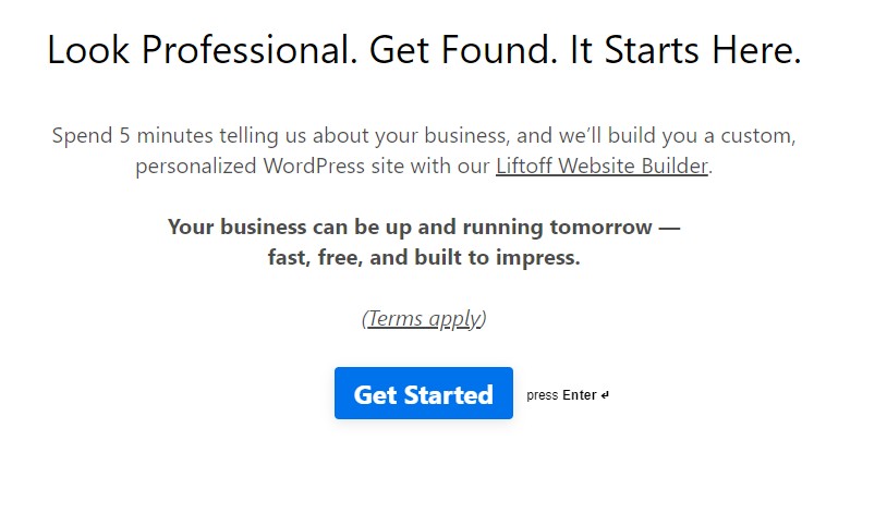 DreamHosts website builder