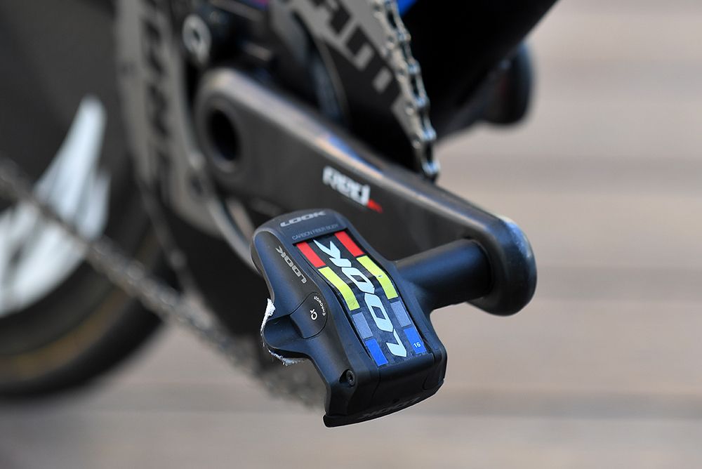 Looks supplies the pedals on Tony Martin's Canyon Speedmax CF SLX time trial bike