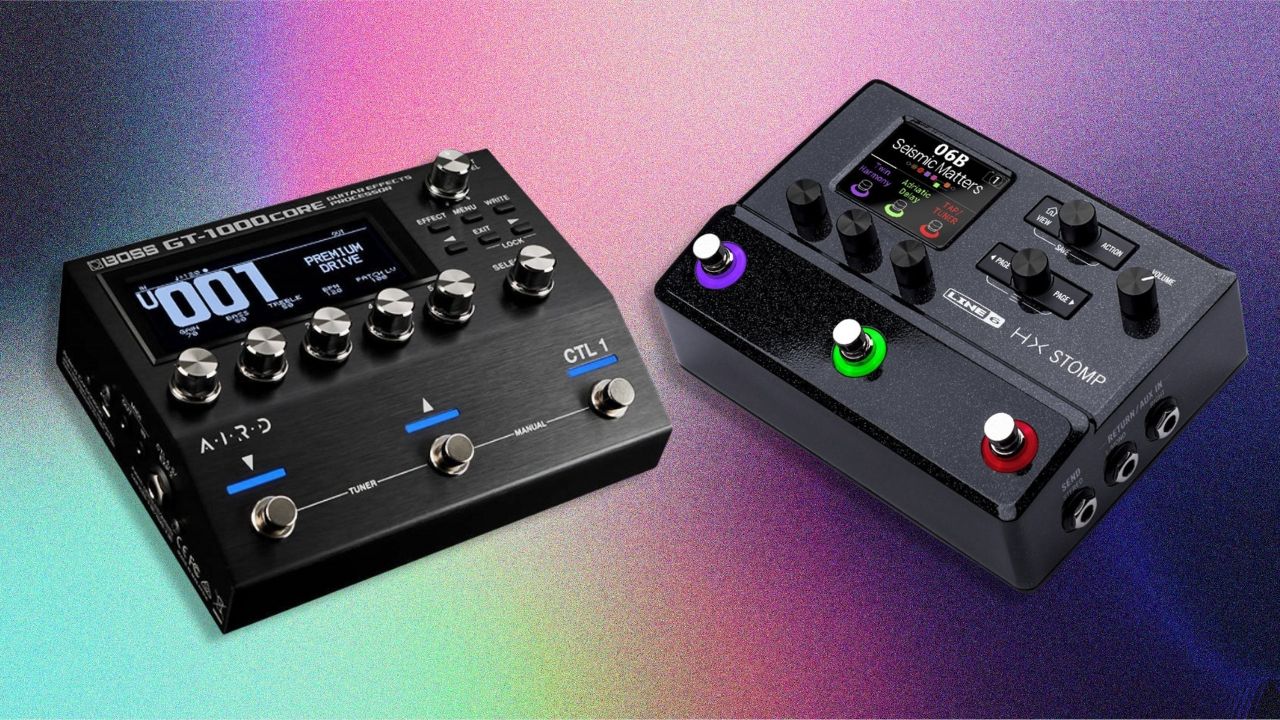 Boss GT-1000 Core vs HX Stomp: which amp and effects modeler