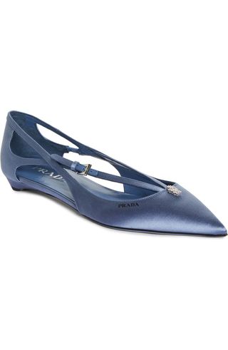 Strappy Pointed Toe Ballet Flat