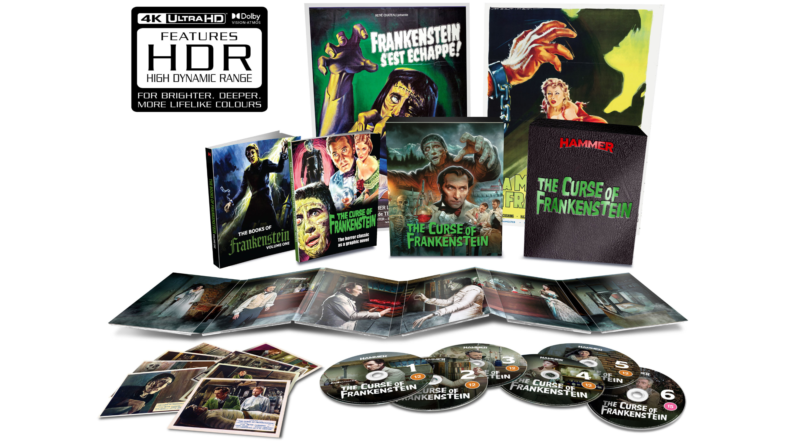 the curse of frankenstein 4k blu-ray limited edition