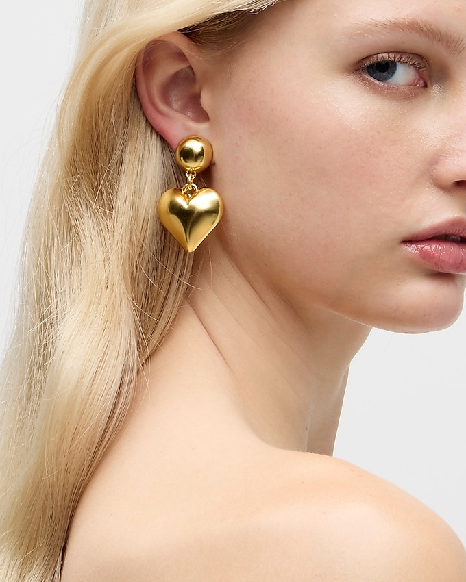 Heart Drop Earrings