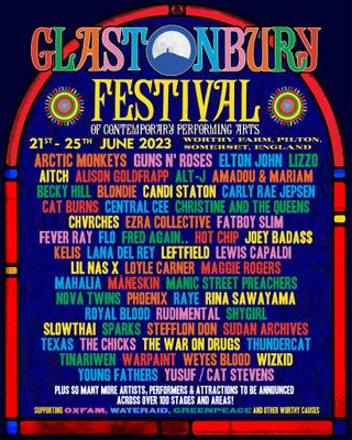 Glastonbury Festival 2023 poster