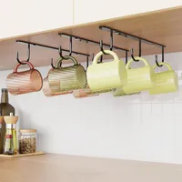Luckinow 3 Pack Mug Hooks Under Cabinet