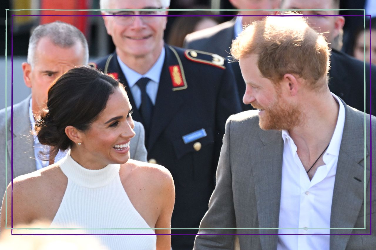 Meghan Markle and Prince Harry&#039;s evening routine - Meghan Markle and Prince Harry smiling together