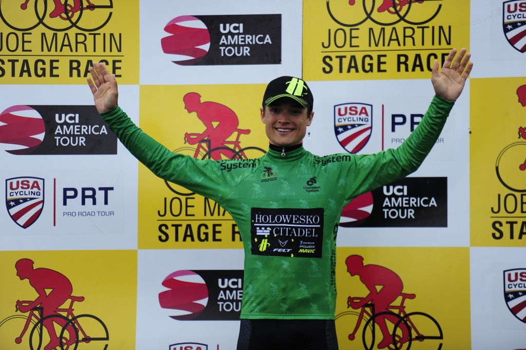 Robin Carpenter (Holowesko-Citadel) won the points jersey