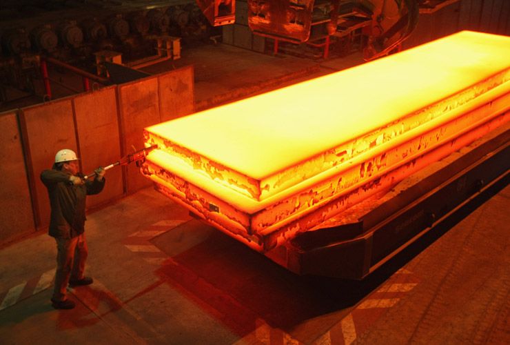 Steel worker
