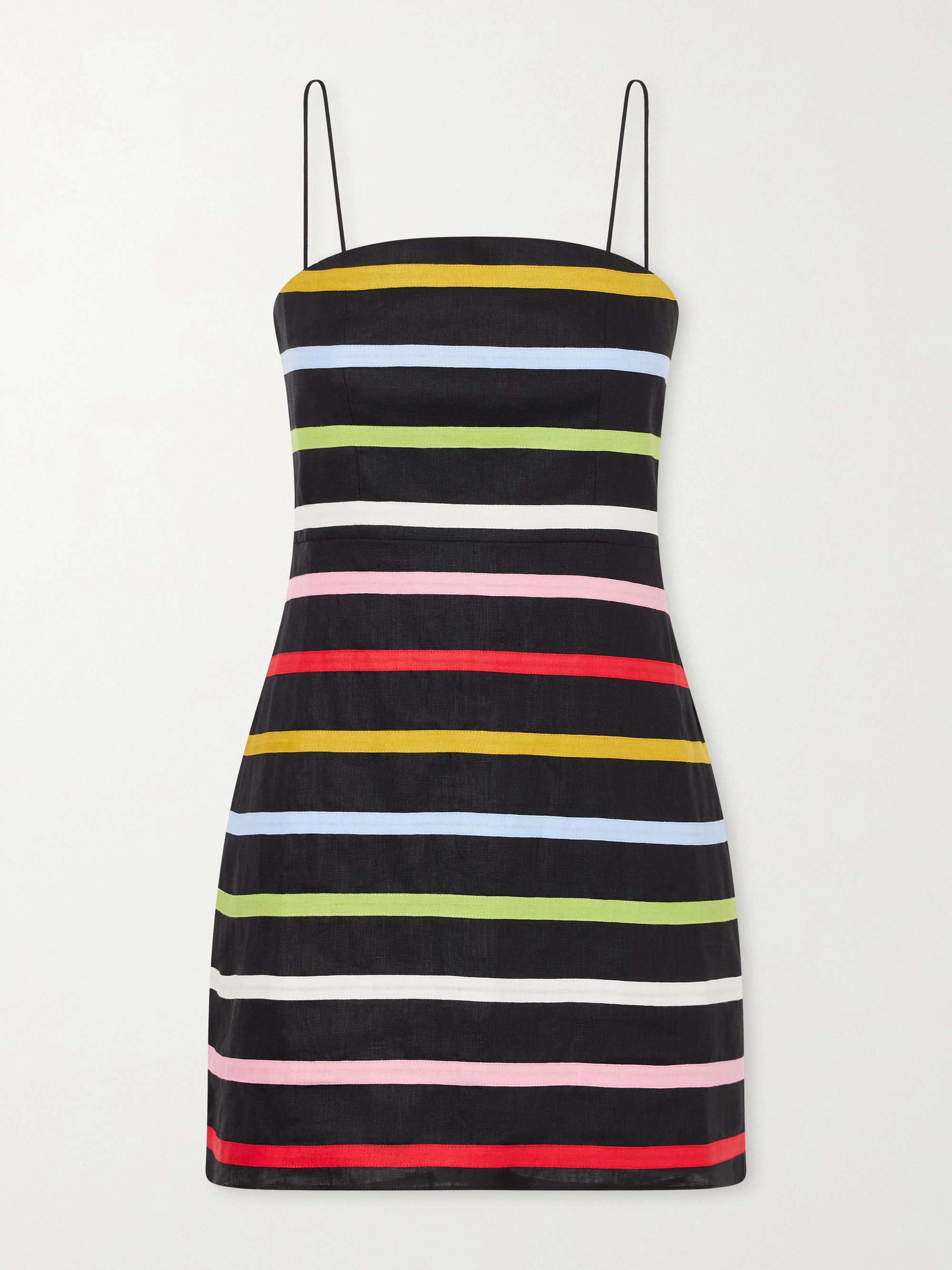 Roma Striped Linen Mini Dress