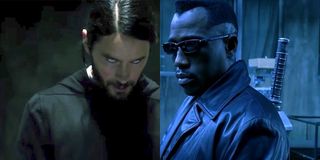 Jared Leto as Morbius and Wesley Snipes as Blade