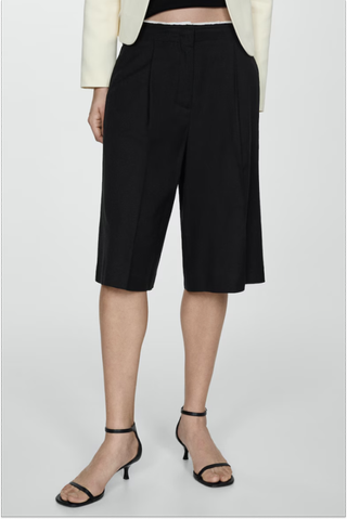 Bermuda Shorts With Contrast Trim