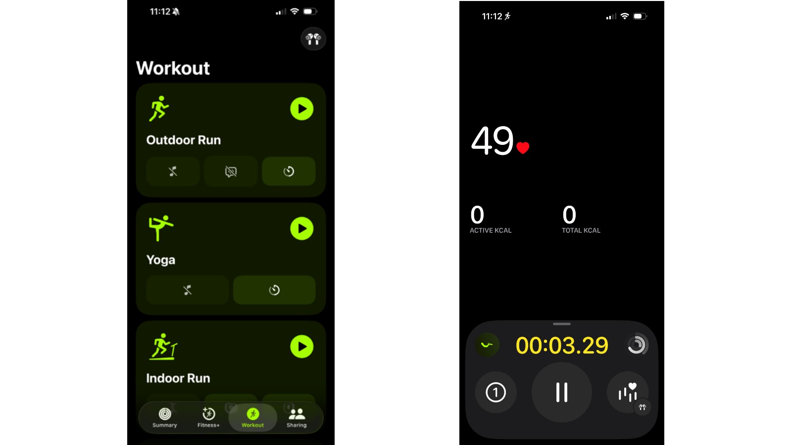 Apple AirPods Pro 3 HR Fitness app