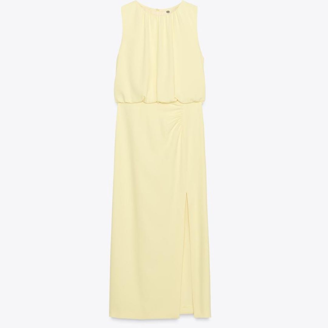 Zara Gathered Waist Dress