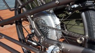 Despite what some of the conspiracy theorists out there might think, sticking a motor into a hub isn't exactly an easy thing to do. Modern hubs are already short on space, which is why current e-bike motors are awfully big (and heavy)