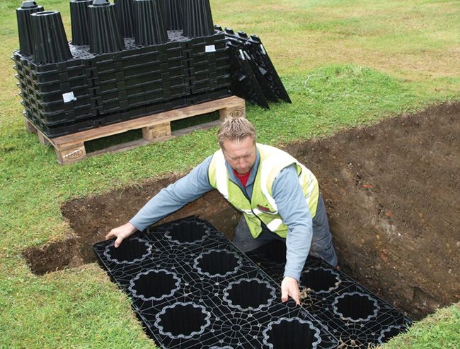 soakaway crates are the modern alternative to rubble filled voids