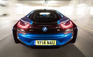 The i8 accelerates and handles
