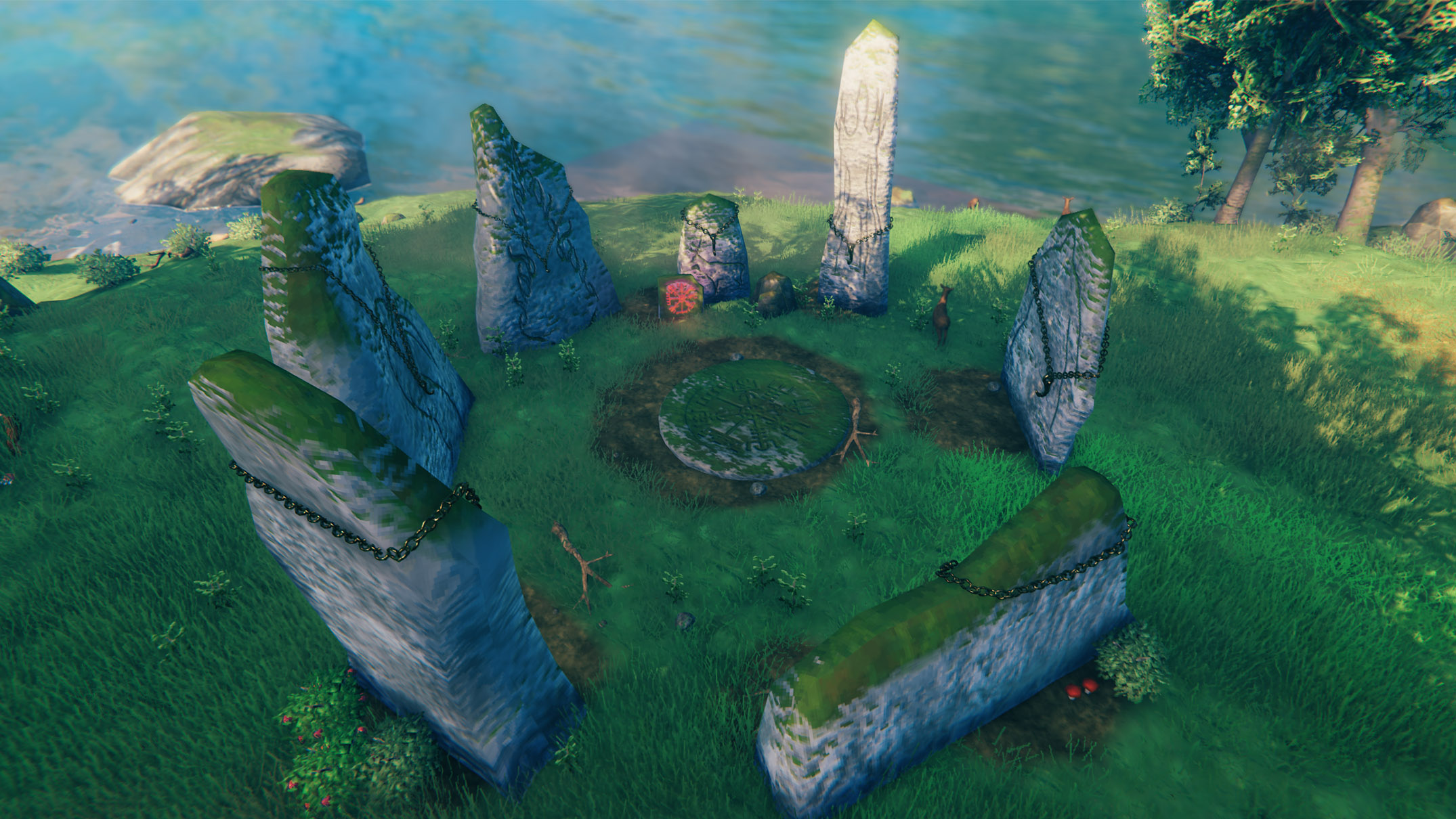 Valheim - The shrine where players spawn