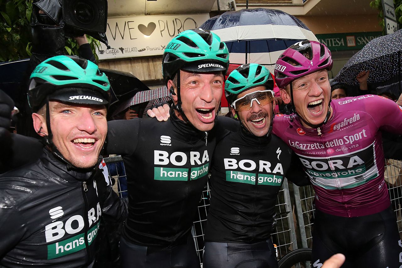 The Bora-hansgrohe riders enjoy another win at the Giro d'Italia