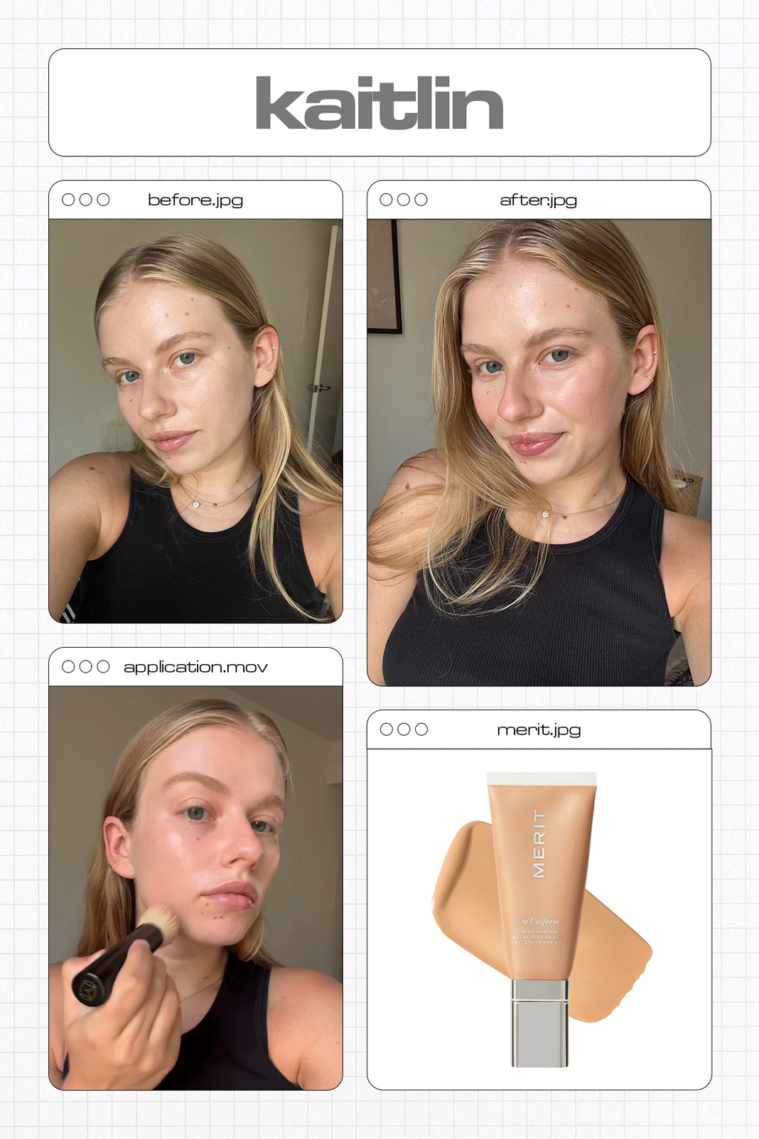 Editors test Merit tinted mineral sunscreen
