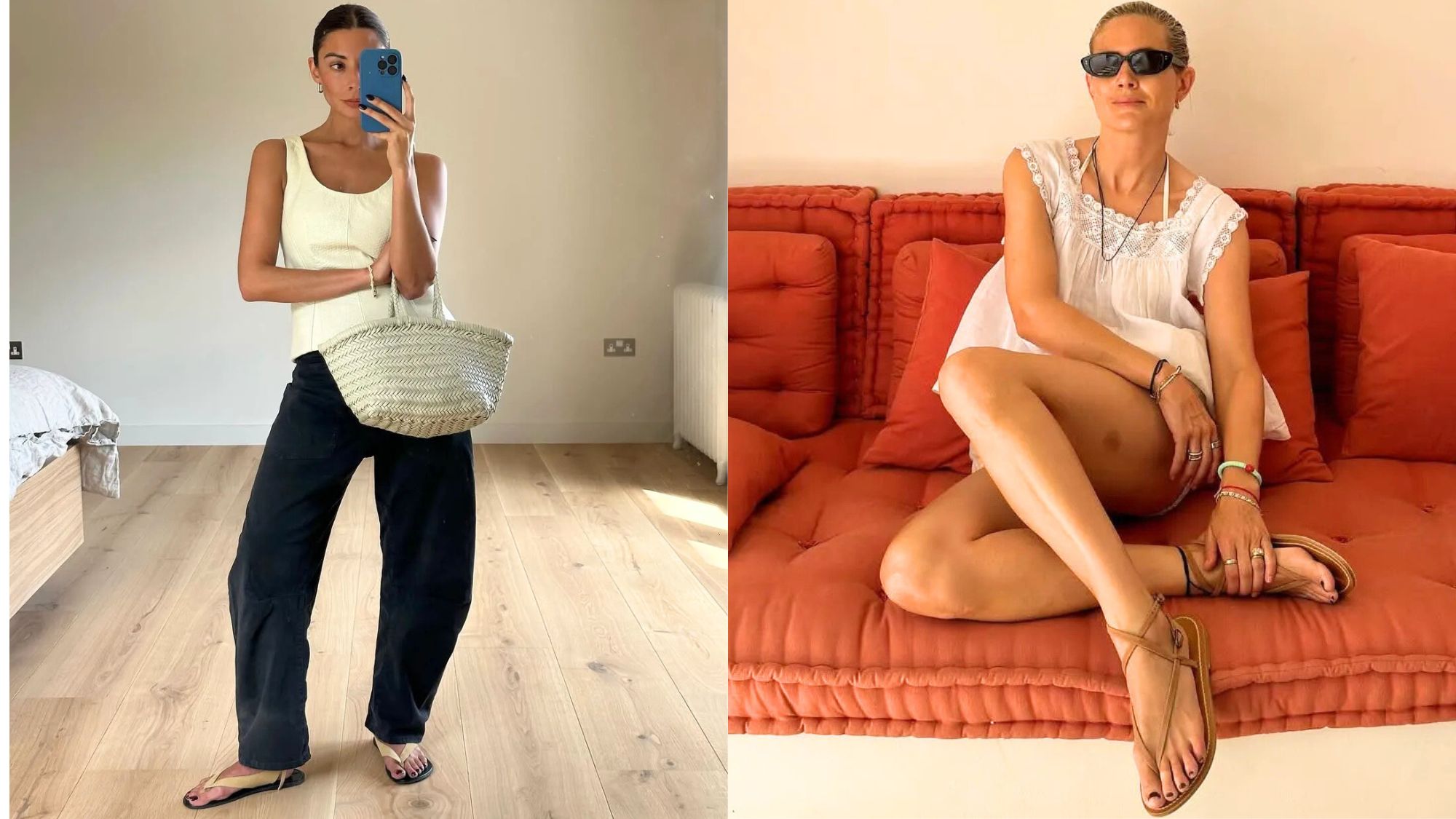 Suddenly, Everyone in Fashion Is Wearing This Expensive-Looking Sandal With Jeans, Dresses and Skirts