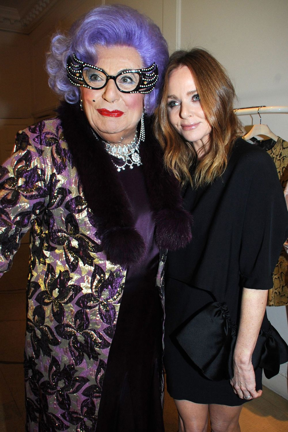 Dame Edna and Stella McCartney At The Stella McCartney Christmas Lights Ceremony