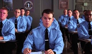 The Departed Matt Damon taking a class at the police academy