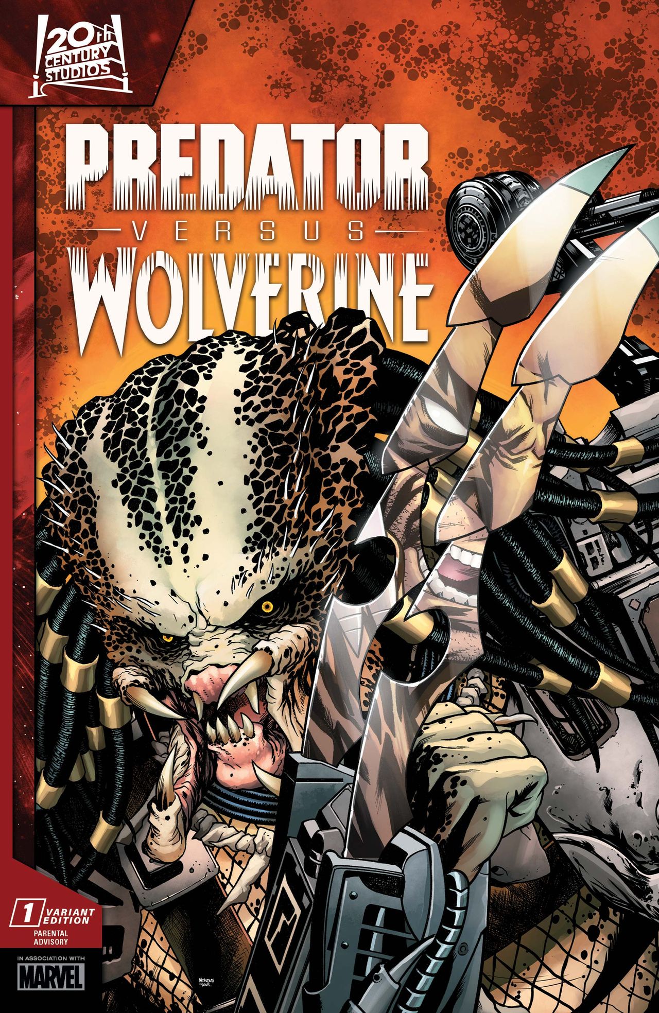 Covers for Predator Versus Wolverine #1