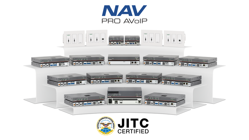 The Exton NAV AV over IP series. 