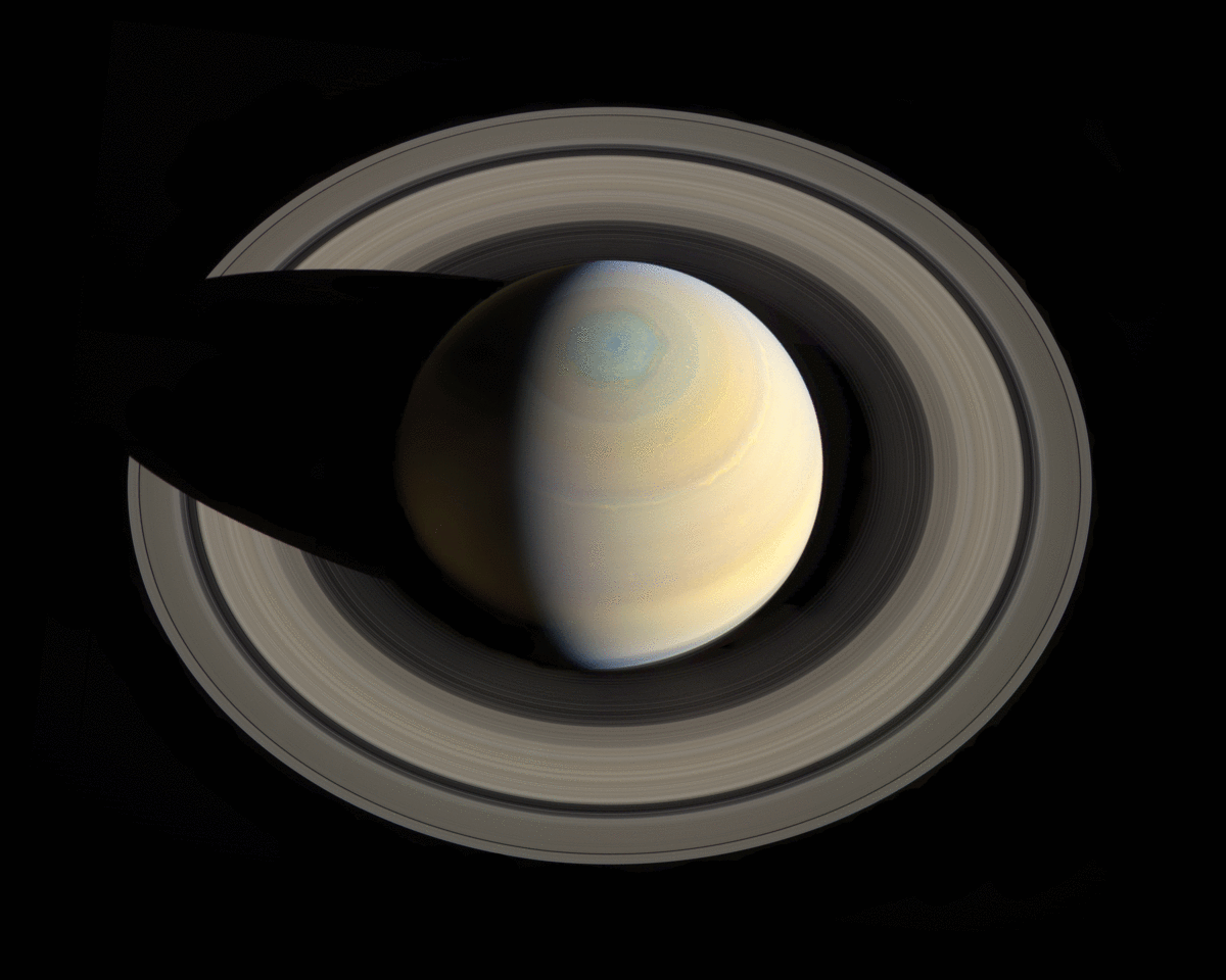 an animation showing saturn's innermost rings disappearing